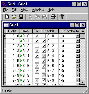 GridControls window