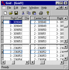 GridSplit window